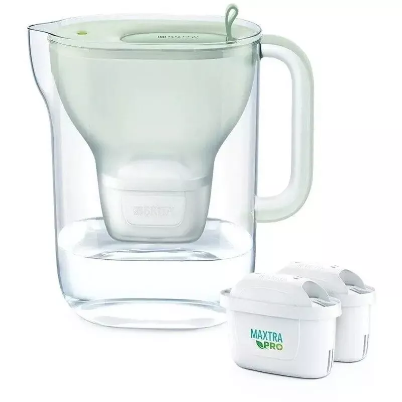 Ūdens filtra krūze BRITA Style Eco zaļa 2 ar MAXTRA PRO filtriem (2 gab. iepakojumā)