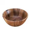 Salātu bļoda Zassenhaus 055597 apaļa koka 25 cm
