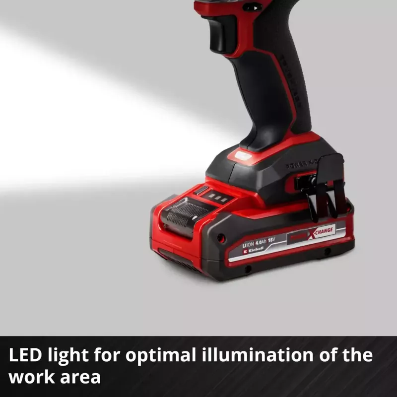 Bezvadu triecienatslēga EINHELL TP-CI 18/250-C Li BL, 18 V, bezsuku – tikai instruments (nav akumulatora/lādētāja)