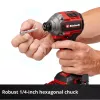 Bezvadu triecienatslēga EINHELL TP-CI 18/250-C Li BL, 18 V, bezsuku – tikai instruments (nav akumulatora/lādētāja)
