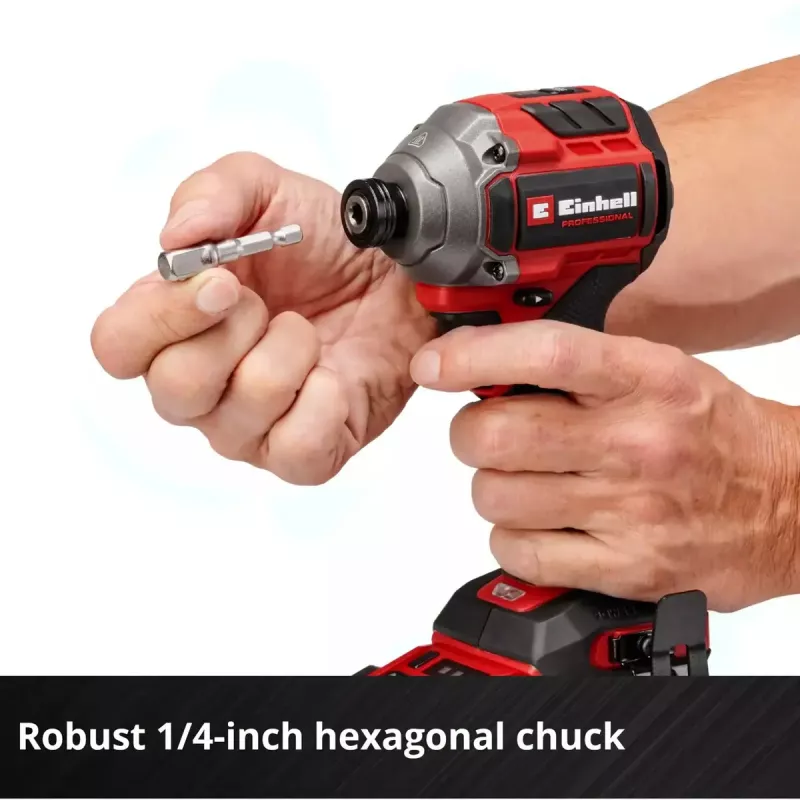 Bezvadu triecienatslēga EINHELL TP-CI 18/250-C Li BL, 18 V, bezsuku – tikai instruments (nav akumulatora/lādētāja)