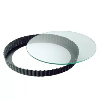 Kūkas gredzens Kaiser 23.0062.2040 Apaļš Melns 28 cm
