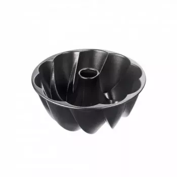 Kūkas veidne Kaiser 2300646787 Apaļa rievota virsma 255x257x110 mm