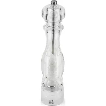 Sāls dzirnaviņas PEUGEOT NANCY Acryl caurspīdīgas 30 cm, manuālas dzirnaviņas sālim