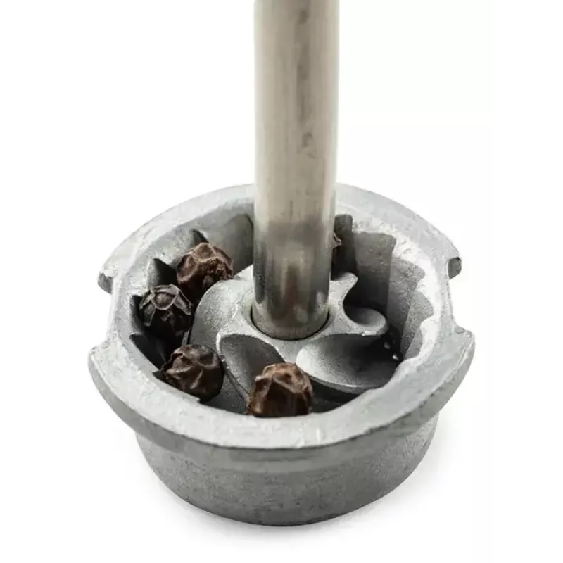 Piparu dzirnaviņas Peugeot Bali Fonte Melns, čuguna, 80 mm