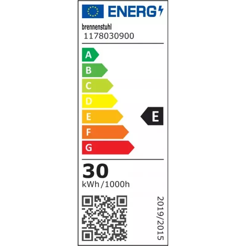 Prožektors Brennenstuhl 1178030900 pelēks 30W LED IP44 metāla