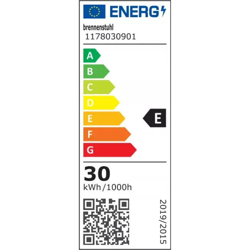 LED prožektors Brennenstuhl 1178030901 30W pelēks IP44