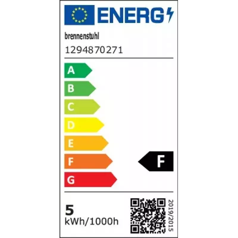 Viedā spuldzīte Brennenstuhl 1294870271 Wi-Fi 4.9 W zelta