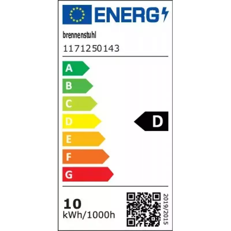 Prožektors Brennenstuhl 1171250143 Melns 10 W LED IP65 Metāls