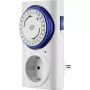 Analog Timer REV 0025400103 WS — mehānisks sienas taimeris, balts