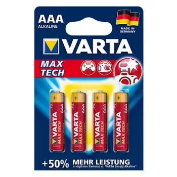 Vienreizlietojamā baterija Varta 04703110404 AAA Alkaline