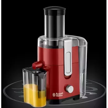 Sulu spiede Russell Hobbs 24740-56 550 W sarkana 0,75 L sulas tvertne 2 L mīkstuma tvertne nerūsējošā tērauda asmens