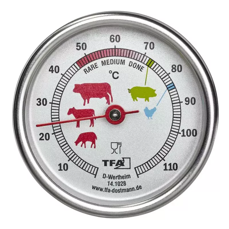 Pārtikas termometrs TFA-Dostmann 14.1028 0 - 120 °C Analogais 51 mm 34 g