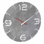 Sienas pulkstenis TFA-Dostmann CONTOUR apaļš pelēks balts 35 cm