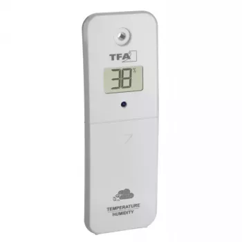 TFA-Dostmann VIEW METEO melns, ar baterijām, Wi-Fi, mitrums 10-99%