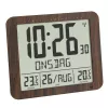 Digitālais modinātājpulkstenis TFA-Dostmann 60.4518.08 Wood LCD 433 MHz