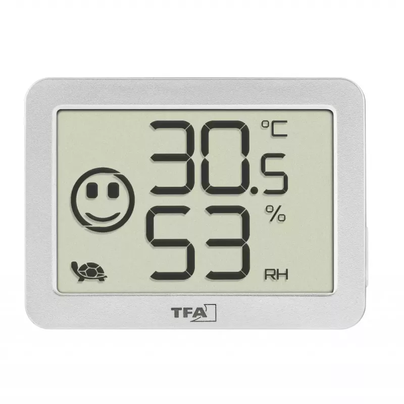 Telpu temperatūras un mitruma sensors TFA-Dostmann 30.5055.02 brīvi stāvošs bezvadu