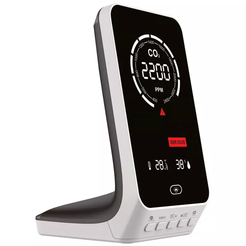CO2 monitors tfa dostmann AIRCO2NTROL UP 31.5010 — digitālais displejs, CO2, temperatūra, mitrums