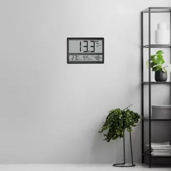 Digitālais modinātājpulkstenis TFA-Dostmann 60.4523.01 melns LCD