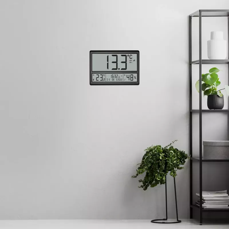 Digitālais modinātājpulkstenis TFA-Dostmann 60.4523.01 melns LCD