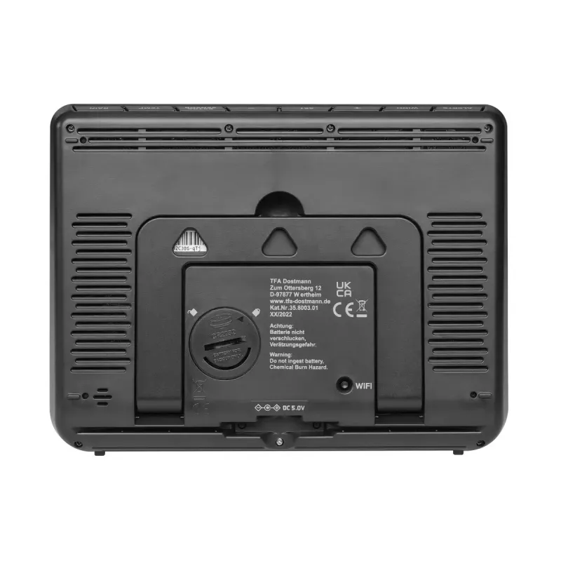 TFA-Dostmann View Pro Melns DC/Baterijām Wi-Fi anemometrs termometrs higrometrs barometrs