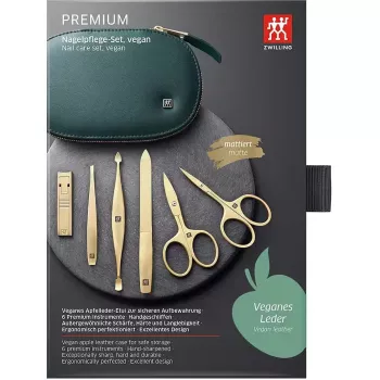 Manikīra un pedikīra komplekts 6 gab. ZWILLING 97019-004 ar nagu šķērēm, vegānisks
