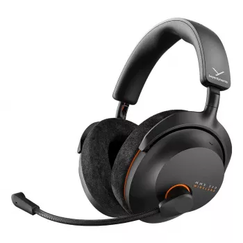 Austiņas Beyerdynamic MMX 230 — vadu un bezvadu, USB-C, Bluetooth, apkārtauss, 20–20000 Hz, 1,8 m kabelis, melnas