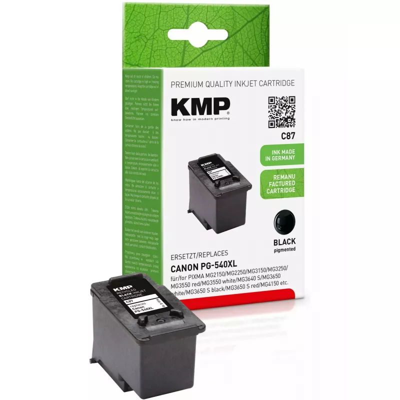 KMP C87 melna tintes kasetne