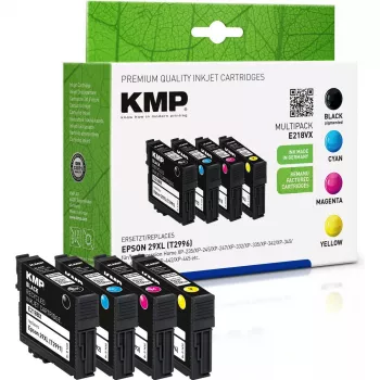 Cartridge KMP Epson T2996 Multip. 450-470S E218VX pārstrādāta melna