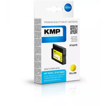 KMP 1748,4009 saderīga augstas ietilpības dzeltenā tintes kasetne