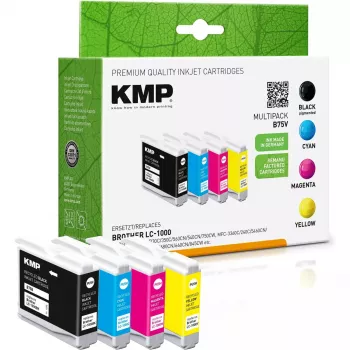 Kasetne KMP Brother LC-1000VAL Multip. 400-500S Melna