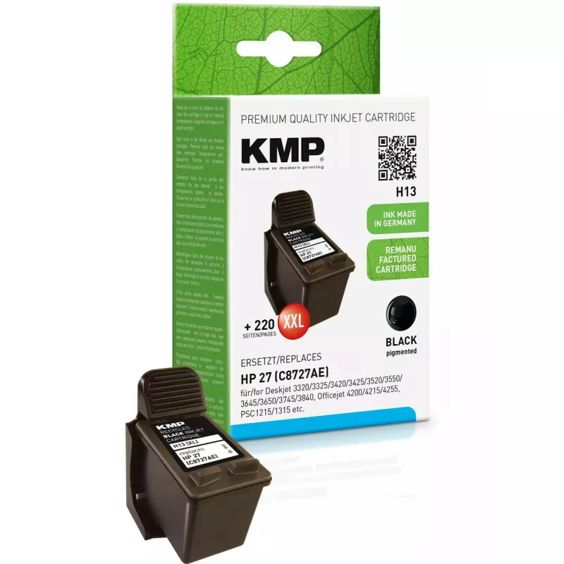 Kārtridžs KMP HP C8727AE Nr.27 melns