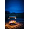Galda lampa Krinner LUMIX Deco Glass Basic LED - caurspīdīga, bambusa, stikla