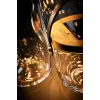 Galda lampa Krinner LUMIX Deco Glass Basic LED - caurspīdīga, bambusa, stikla