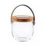 Galda lampa Krinner LUMIX Deco Glass Basic LED - caurspīdīga, bambusa, stikla