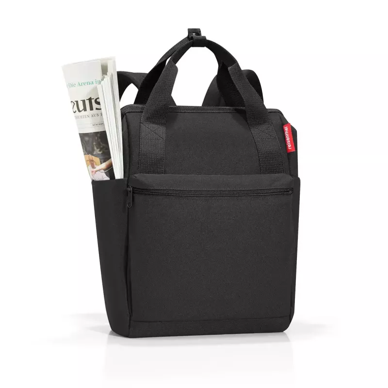 Plecu soma Reisenthel allrounder R poliesters melna sievietēm 12L