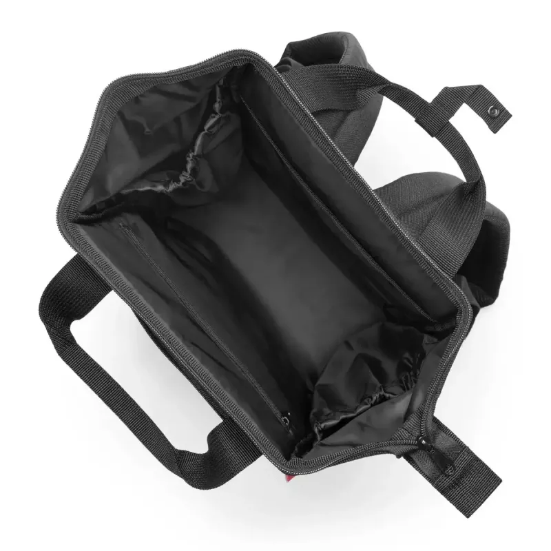 Plecu soma Reisenthel allrounder R poliesters melna sievietēm 12L
