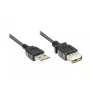USB kabelis Alcasa 2511-OF5S USB 2.0 5 m melns