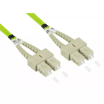 Optiskās šķiedras kabelis Alcasa LW-805SC5 5 m SC zaļš