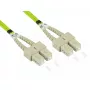 Optiskās šķiedras kabelis Alcasa LW-805SC5 5 m SC zaļš