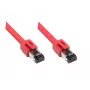 Tīkla kabelis Alcasa 8080-200R sarkans 20m Cat8.1 S/FTP