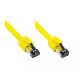 Tīkla kabelis Alcasa 8080-100Y 10m Cat8.1 S/FTP dzeltens