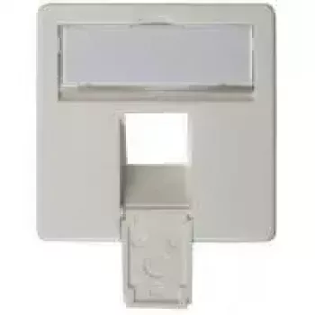 Apdares plāksne 50×50 mm AMJ45 8/8 UP/O, Telegärtner, Alpu balta
