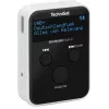 Portatīvs radio TECHNISAT DIGITRADIO mobil 2 — DAB+ / FM, OLED 0,91 collas, 3,5 mm, USB-C, Li-Ion 500 mAh, melns/baltss