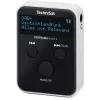 Portatīvs radio TECHNISAT DIGITRADIO mobil 2 — DAB+ / FM, OLED 0,91 collas, 3,5 mm, USB-C, Li-Ion 500 mAh, melns/baltss