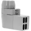 LNB TechniSat UNYSAT 11,7–12,75 GHz, F savienotājs, apstarotājs Ø4 cm, 140 mA, pelēks