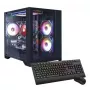 PC darbstacija Hyrican PCK07796 — AMD Ryzen 7 5700X, 16 GB DDR4, 1 TB SSD, NVIDIA GeForce RTX 5060 Ti, Windows 11 Home, melna