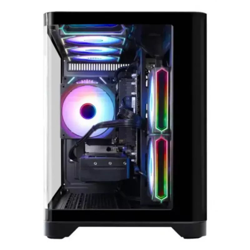 PC darbstacija Hyrican PCK07804 — AMD Ryzen 7 5700X, 16 GB DDR4, 1 TB SSD, NVIDIA GeForce RTX 5070, Windows 11 Home, 750 W, melna