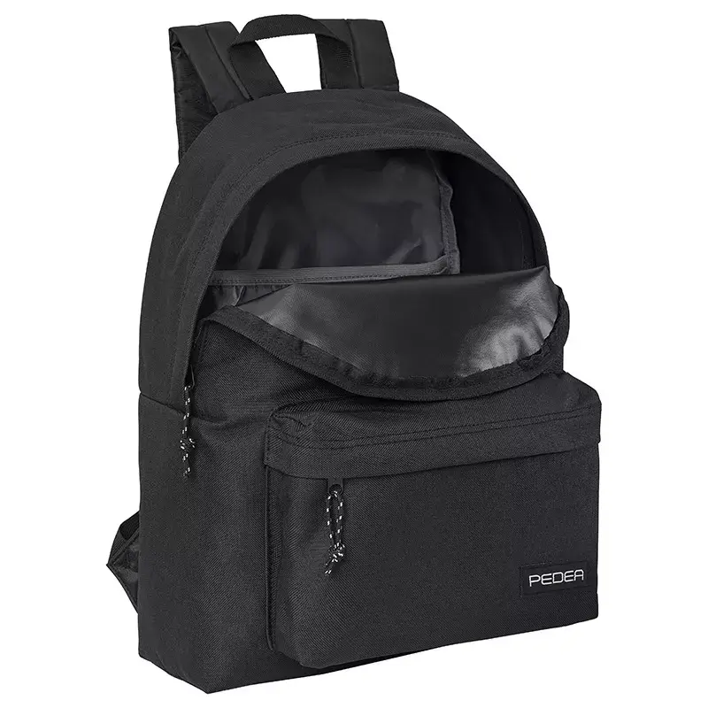 Mugursoma PEDEA Style 33,8 cm (13,3 collu) ierīcēm, melna, 1 priekšējā kabata, pārnēsāšanas rokturis, plecu siksna