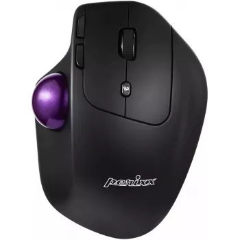 Perixx trekbumbas pele PERIMICE-720 — bezvadu 2,4 GHz un Bluetooth, ergonomisks dizains